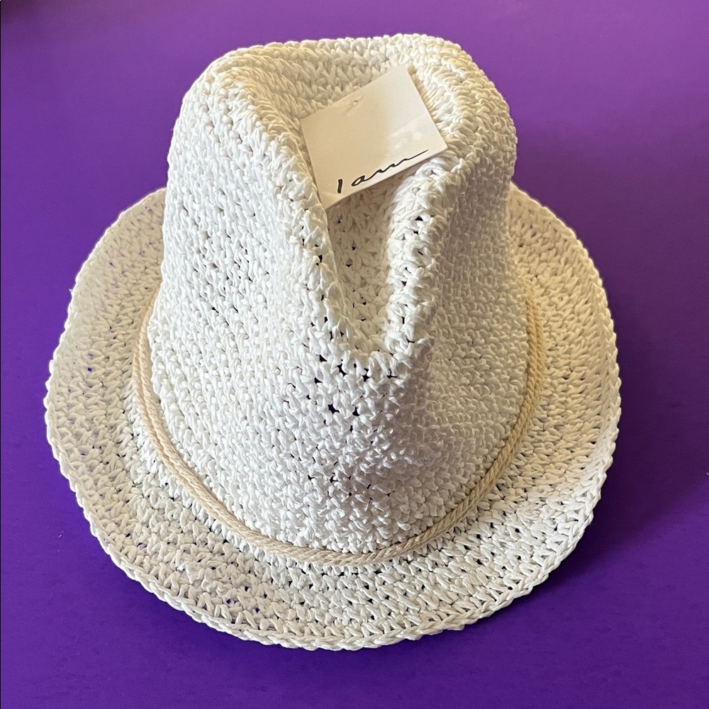Women’s White off white Straw Hat